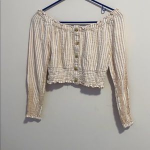 Aeropostale Cropped Blouse